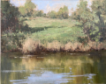 Diane Frossard River View at Tankersley House. #5 11x14. Oil $900