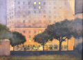 Richard Sneary #6 Midnight Hour 14x10 Watercolor $1,250