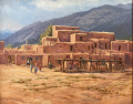 liz bonham #12 market day, $2000, Oil